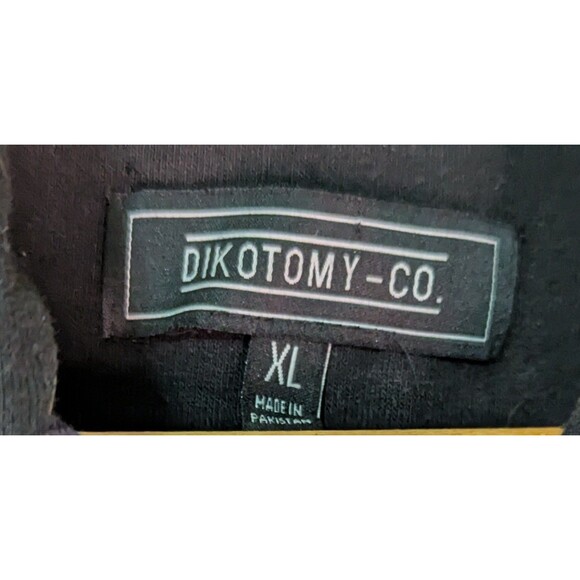 Dikotomy Men's size XL Grey And Black Pullover Hoodie (A27m) - Picture 3 of 5